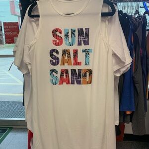 Colorful Graphic Tank Top swim suit cover up